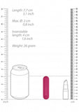 Shots 7 Speed Pink Bullet Vibrator USB Rechargeable Chic Mini Sex Toy