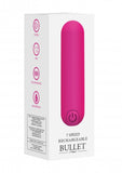 Shots 7 Speed Pink Bullet Vibrator USB Rechargeable Chic Mini Sex Toy