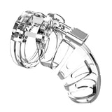 Shots Man Cage #02 Transparent Male Chastity Clear Cock Cage Lock Device Penis Bondage
