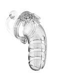 Man Cage #12 Transparent Male Chastity Clear Cock Cage Anal Plug Penis Bondage