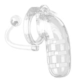 Man Cage #12 Transparent Male Chastity Clear Cock Cage Anal Plug Penis Bondage