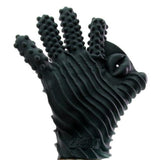 Fist It Black Silicone Masturbation Glove Soft Textured Pleasure Wank