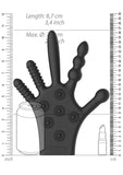Shots Fist It Silicone Stimulation Glove Rubber Dildo Hand 5 Finger Anal Pegging Sex Toy