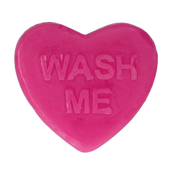 Wash Me Heart Love Soap Bar Rose Sexy Bath Suds Shower Fun Gift