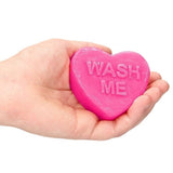 Wash Me Heart Love Soap Bar Rose Sexy Bath Suds Shower Fun Gift