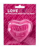 Wash Me Heart Love Soap Bar Rose Sexy Bath Suds Shower Fun Gift