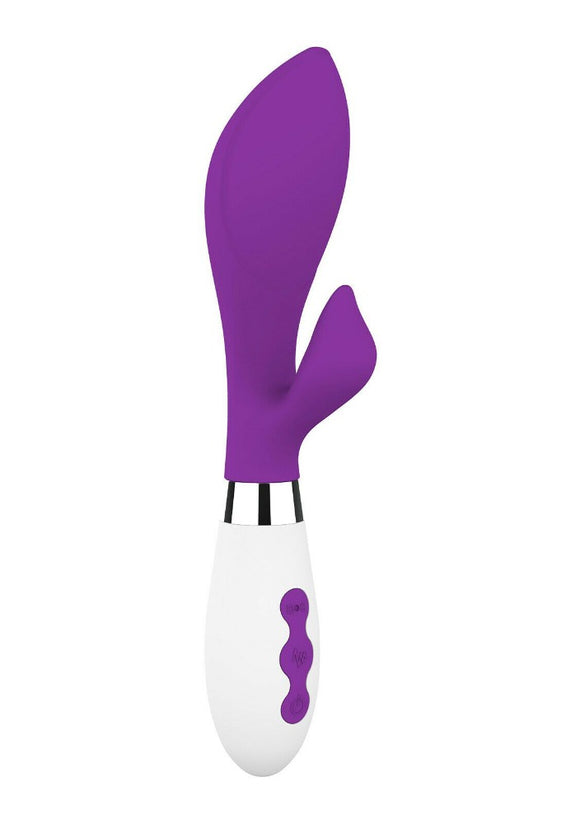 Luna Achelois Vibrator Purple Clitoral G-Spot Massager USB Rechargeable Sex Toy