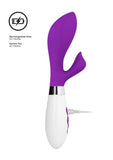 Luna Achelois Vibrator Purple Clitoral G-Spot Massager USB Rechargeable Sex Toy