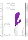 Luna Achelois Vibrator Purple Clitoral G-Spot Massager USB Rechargeable Sex Toy