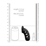 Man Cage #21 Black 4.5" Chastity Cock Lock Device Penis Bondage Fetish BDSM