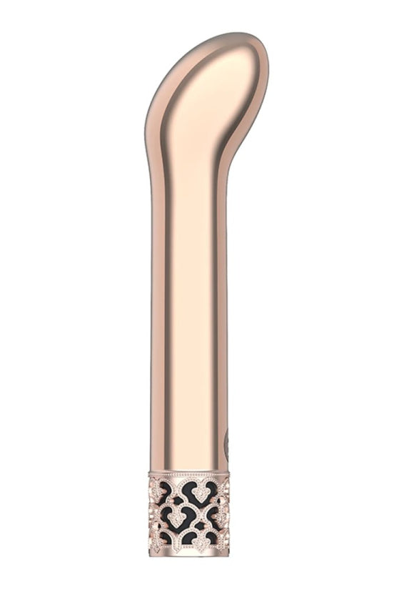 Shots Royal Gems Jewel Vibrator Rose Gold G-Spot Bullet USB Rechargeable Mini Vibe