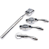 Interchangeable 4 Pinwheels Combo Set Wartenberg Kit BDSM Fetish Gear