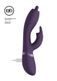Vive Nilo Pinpoint Rotating G-Spot Rabbit Vibrator Purple Bunny Clitoral Sex Toy