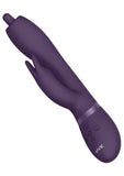 Vive Nilo Pinpoint Rotating G-Spot Rabbit Vibrator Purple Bunny Clitoral Sex Toy