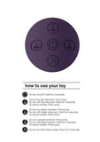 Vive Nilo Pinpoint Rotating G-Spot Rabbit Vibrator Purple Bunny Clitoral Sex Toy