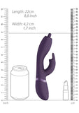 Vive Nilo Pinpoint Rotating G-Spot Rabbit Vibrator Purple Bunny Clitoral Sex Toy