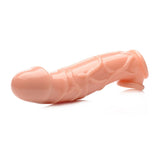 Size Matters 2" Penis Extension Sleeve Flesh Cock Sheath Extra Length Girth Tip
