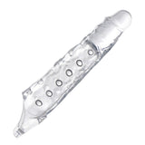 Size Matters Clear 3" Penis Extender Sleeve Cock Length Girth Erection Sheath