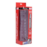 Size Matters Clear 3" Penis Extender Sleeve Cock Length Girth Erection Sheath