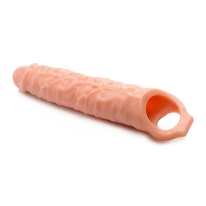Size Matters 3" Penis Extender Sleeve Realistic Extra Length Girth Cock Sheath