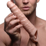 Size Matters 3" Penis Extender Sleeve Realistic Extra Length Girth Cock Sheath