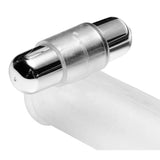 Size Matters Clear Sensations Vibro Penis Sleeve Extra Girth Length Extension Vibrating Cock Sheath
