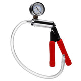 Size Matters Deluxe Steel Hand Pump Heavy Duty Hose Pressure Gauge Penis Enhancement