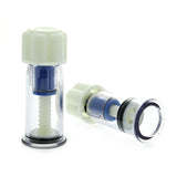 Size Matters Max Power Nipple Suckers Pair Vacuum Suction Twist Cap BDSM Play