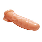 Size Matters Realistic Penis Enhancer Sleeve Ball Stretch Cock Sheath Length Extension