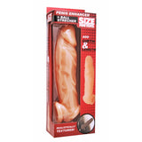 Size Matters Realistic Penis Enhancer Sleeve Ball Stretch Cock Sheath Length Extension