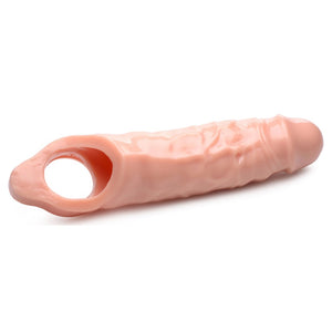Size Matters Really Ample Penis Enhancer Sleeve Add Girth Length Big Cock Sheath