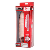 Size Matters Really Ample XL Penis Enhancer Sleeve Girth Length Big Cock Sheath