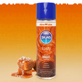 Skins Tasty Salted Caramel Seduction Flavour Water Based Lubricant Edible Vegan Natural Lube 130ml