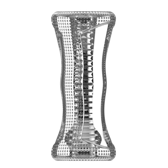 Sono No.23 Clear Stroker Soft Grip Penis Masturbator Transparent Ribbed Sleeve Sex Toy