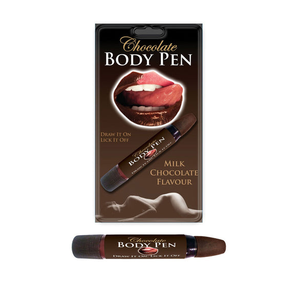 Milk Chocolate Flavour Body Pen Erotic Edible Tasty Lick Foreplay