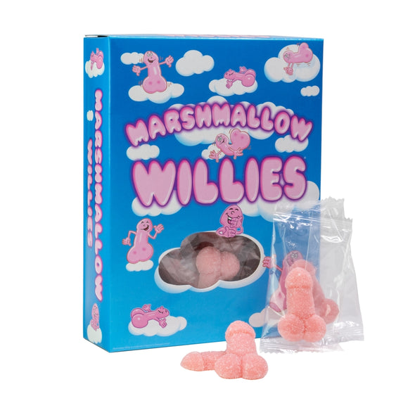 Pink Marshmallow Willies Penis Shape Candy Funny Rude Novelty Sweets
