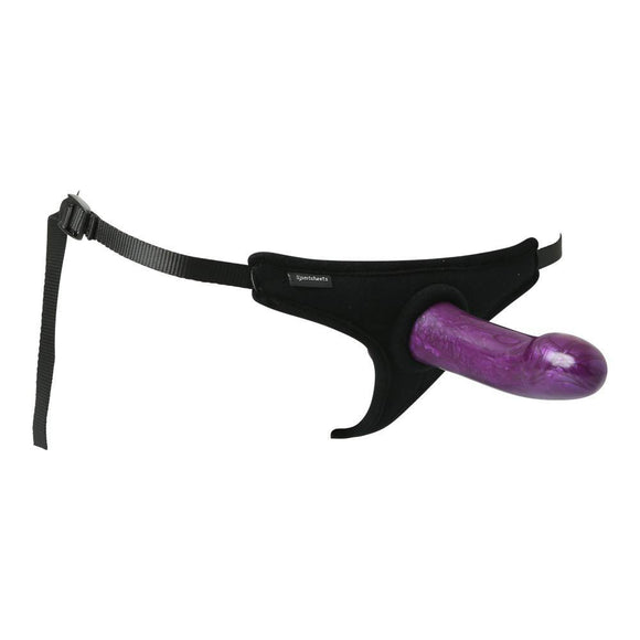 Sportsheets Bikini Strap-On Purple Silicone Dildo Thong Harness Set Couples Sex Toy
