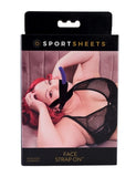 Sportsheets Face Strap-On Dildo Head Harness Bondage BDSM POV Sex Gag Mask