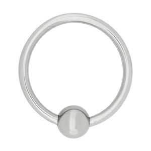 Acorn Stainless Steel Penis Ring 30mm Cock Glans Bondage Metal Erection Enhancer