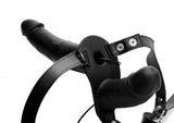 Strap U Power Pegger Vibrating Double Pleasure Dildo Harness Sex Toy