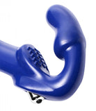 Strap U Revolver II Vibrating Strapless Strap-On Dildo Blue Penis Couples Sex Toy