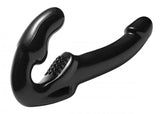 Strap U Revolver Strapless Strap On Dildo Black Penis Clit Pad G-Spot Couples Sex Toy