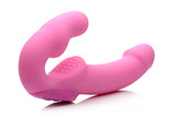 Strap U Urge Remote Control Vibrating Strapless Strap On Dildo Couples Sex Toy