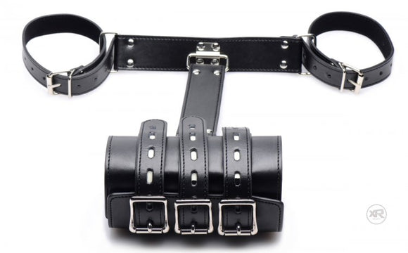 Strict Arm Binder Adjustable Bondage Strap Restraint Wrist Cuff BDSM Fetish Play