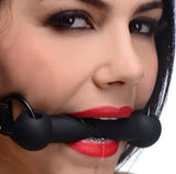 STRICT Silicone Bit Mouth Gag Bondage Restraint BDSM Dribble Pony Play Fetish