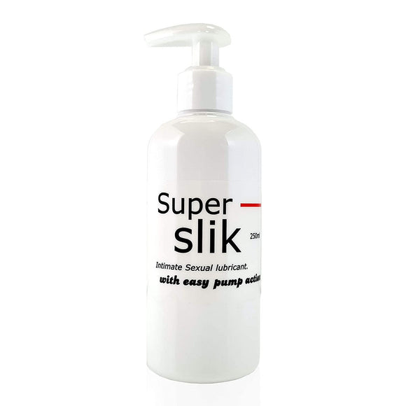 Herrco Super Slik Lubricant Water Based Body Safe Sex Vaginal Anal Lube 250ml Pump Bottle