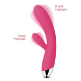 Svakom Angel Powerful Warming Vibrator G-Spot Clitoral Swirl Heat Pink Bunny Rabbit Sex Toy