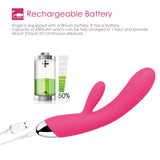 Svakom Angel Powerful Warming Vibrator G-Spot Clitoral Swirl Heat Pink Bunny Rabbit Sex Toy