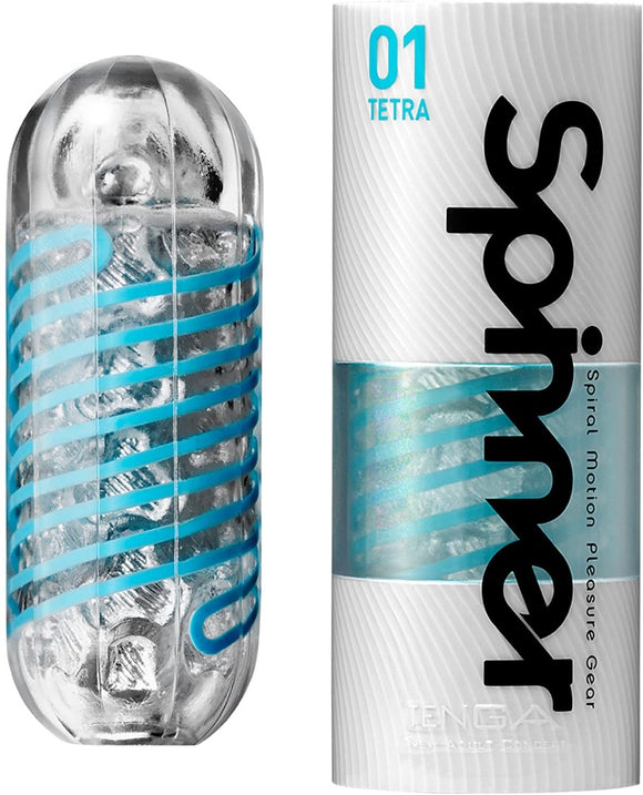 Tenga Spinner 01 Tetra Masturbator Spiral Motion Twist Stroker Mens Fun Sex Toy