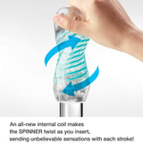 Tenga Spinner 01 Tetra Masturbator Spiral Motion Twist Stroker Mens Fun Sex Toy